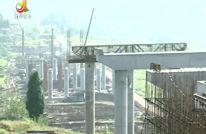火车站快速通道工程已完成30%