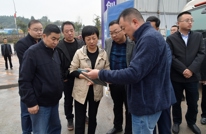 苟小莉率队调研重点项目建设工作