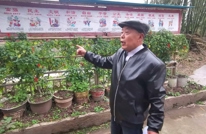 渠县七旬老人自建民俗文化庭园