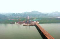 渠江特大桥：冲刺“开门红” 建设“加速跑”