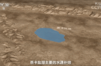 原来这就是够吃70年的茶卡盐湖！卫星视角→