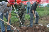 渠县220kv至西城110kv输变电线路3标段工程正式开工