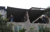 渠县依法拆除一违章建筑