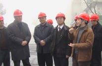 罗强市长华蓥山发电公司现场办公  解决电煤困难