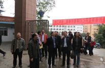 西华师范大学副校长彭正松一行到渠中看望实习生