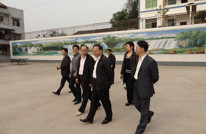 市教育局长杨大荣一行莅临土溪二校视察工作