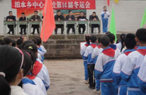 柏水乡中心学校举行第14届冬季运动会