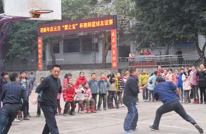 民营企业家田隆刚捐资举办迎新年庆元旦“婴之宝”杯教师书法赛和篮球赛