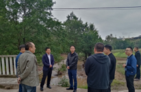 副县长马朝胜到合力镇开展常态化巡河工作