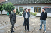 罗谦到蔡和学校检查指导工作