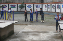 静边镇一小校园文化建设再添新貌