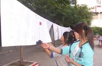 三汇初级中学：开展“祖国在我心中”手抄报展评活动