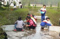 鲜渡一校将校园环境整治工作推向深入