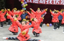 锡溪学校第十四届冬运会开幕