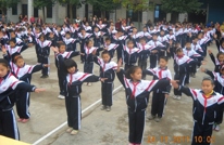 望溪一小 举行广播体操比赛