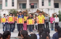 三汇初级中学： 校运会人人参加比赛