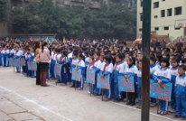 涌兴一小成功举办第三十一届小学生冬季运动会