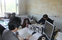 渠江六小迎接县教育局教育专项督查