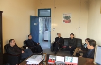 县教育局领导到渠江六小检查安全工作