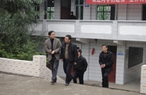 副县长刘江到宝城二小调研