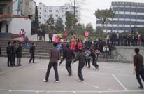 渠县涌兴中学举办教职工篮球运动会