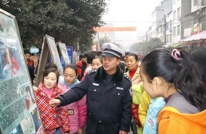 鹤林学校开展校园交通秩序专项整治工作