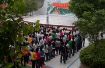 千佛中心学校开展地震预警演练