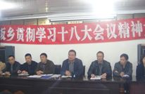 三板乡召开贯彻学习十八大会议精神大会