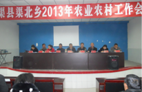 渠北乡召开2013年农业农村工作会