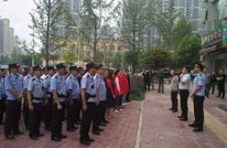 天星镇举行2019年治安巡逻启动仪式