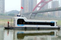 渠县13艘新能源渡船投运