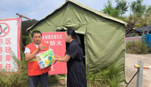 渠县宝城镇夏日送清凉  清风拂人心