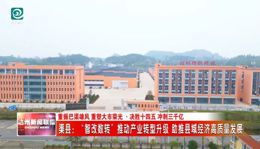 渠县：“智改数转”推动产业转型升级 助推县域经济高质量发展