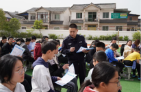 渠北镇举办“小手牵大手”综合安全教育活动