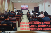 渠县岩峰镇集中观看纪念中国人民抗日战争暨世界反法西斯战争胜利80周年大会