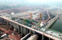 渠江风洞子航运枢纽工程冲刺年度目标 总体进度达87%