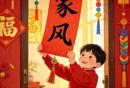 倡议书春节团圆时 传承好家风