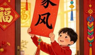 倡议书春节团圆时 传承好家风