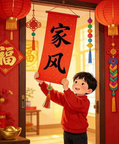 倡议书春节团圆时 传承好家风