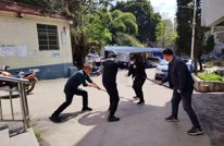 校园安全无小事 防暴演练筑平安