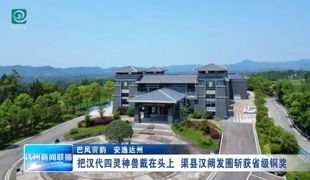 巴风賨韵 安逸达州 | 把汉代四灵神兽戴在头上 渠县汉阙发圈斩获省级铜奖