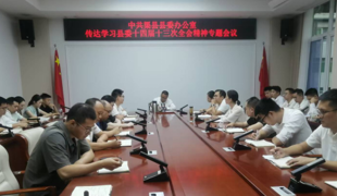 渠县各级各部门传达学习县委十四届十三次全会精神（一）